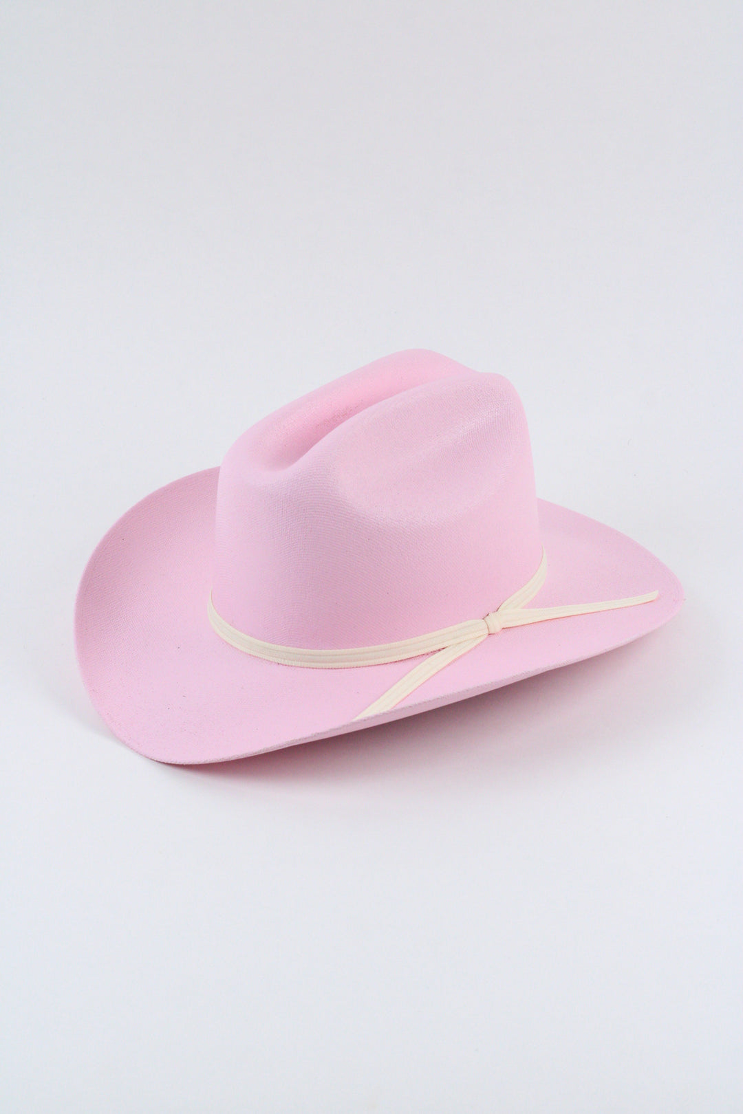 Kids Lonestar Cattlemen Straw Cowboy Hat - Pink
