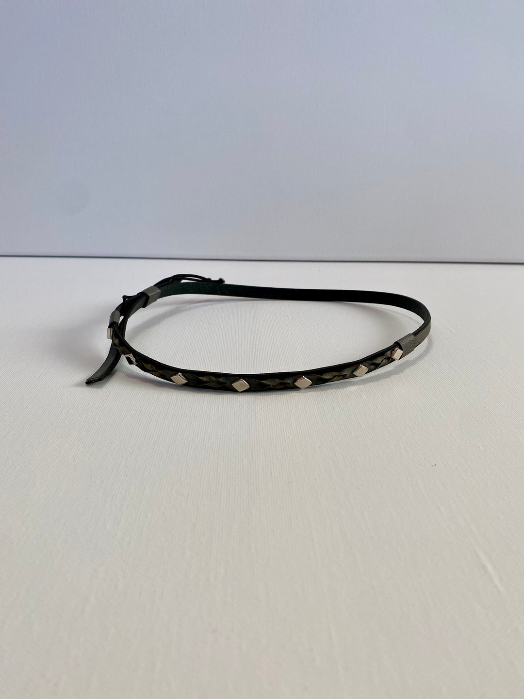 Custom Hat Bands - Silver diamond