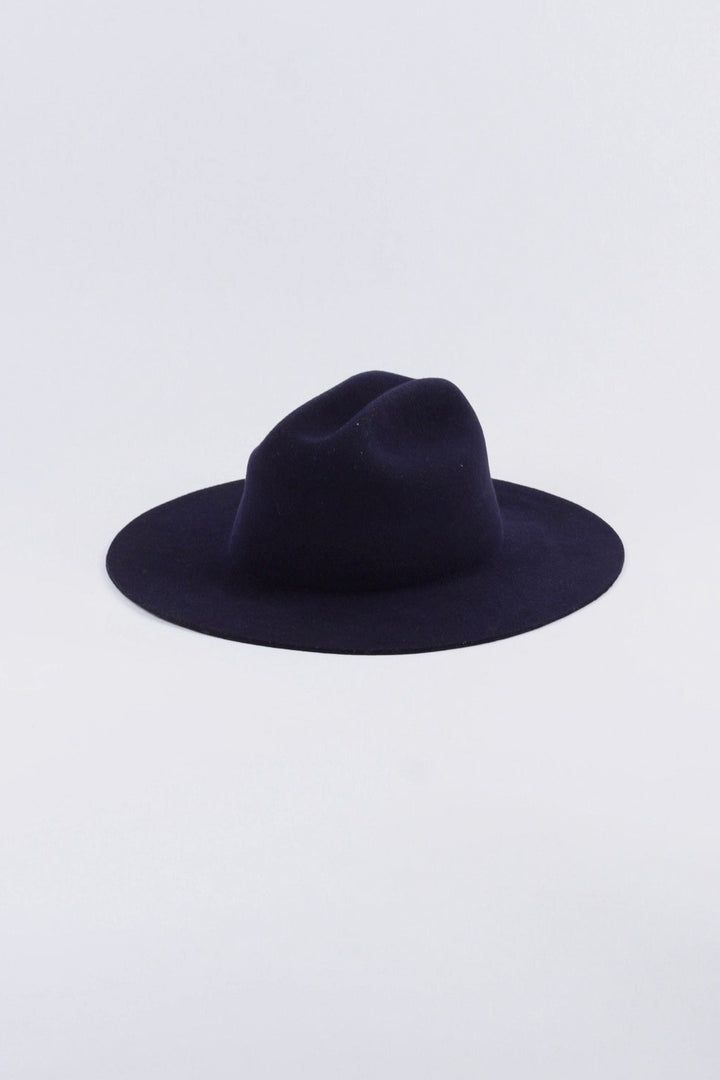 The Quinn Cattlemen Wool Felt Hat - Navy Blue (Clearance Final Sale)