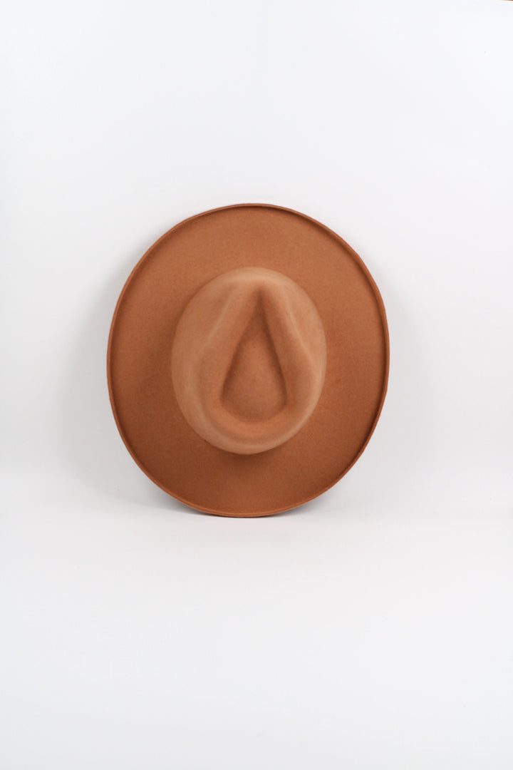 Risen West - Tucson Pencil Brim Rancher - Wool Felt - Tan