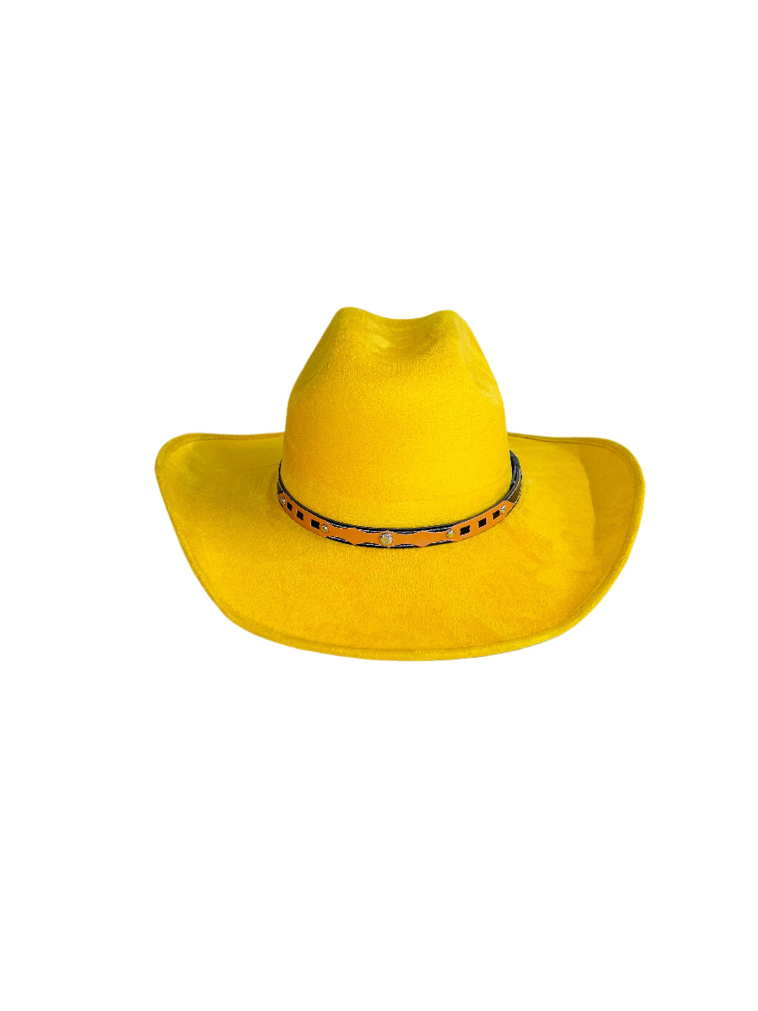 Austin Vegan Suede Cowboy Hat- Yellow