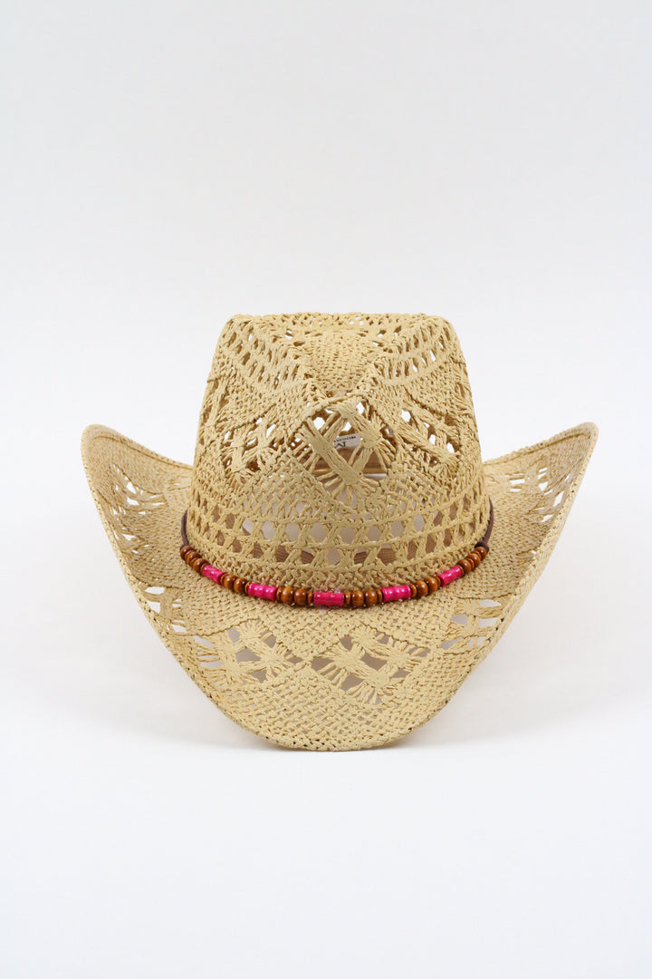 Bayside Rancher Raffia Hat - Natural