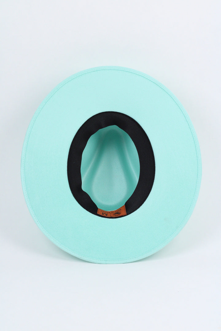 Vegan Suede Rancher Hat - Mint