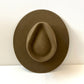 Emery Merino Wool Teardrop Rancher Hat - Coffee