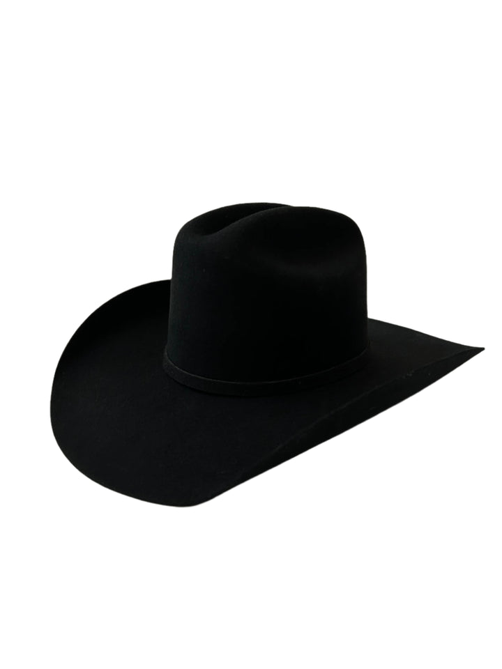 Wren Merino Wool Western Hat - Black