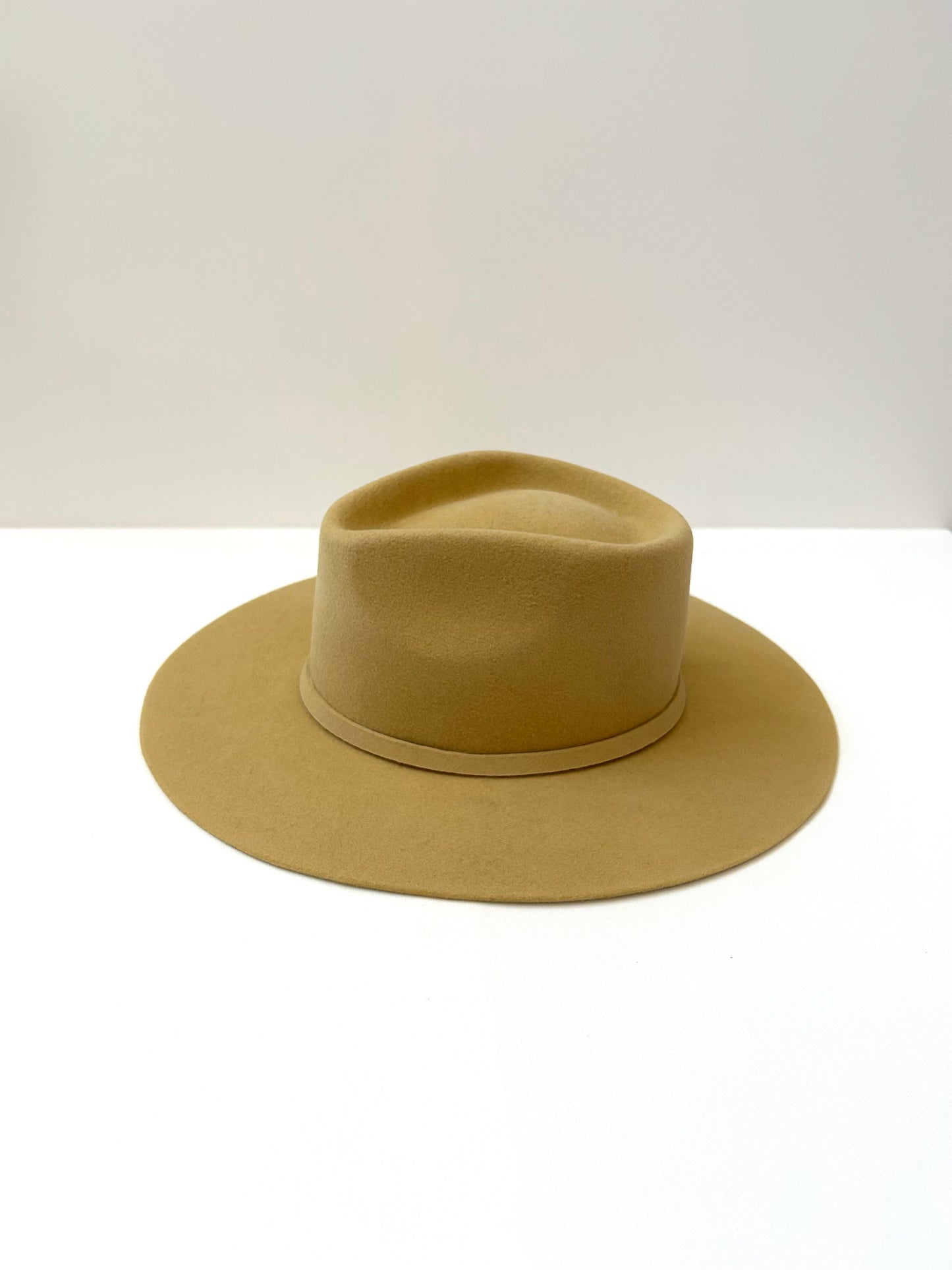 Emery Merino Wool Teardrop Rancher Hat - Camel