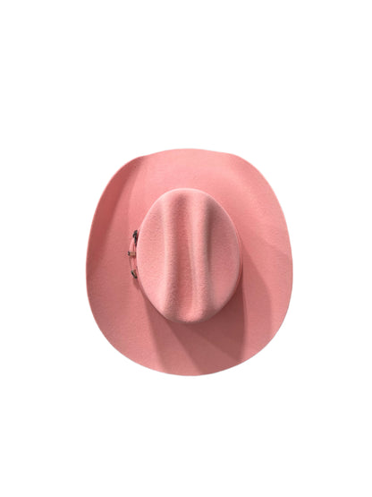 Wren Merino Wool Western Hat - Blush Pink