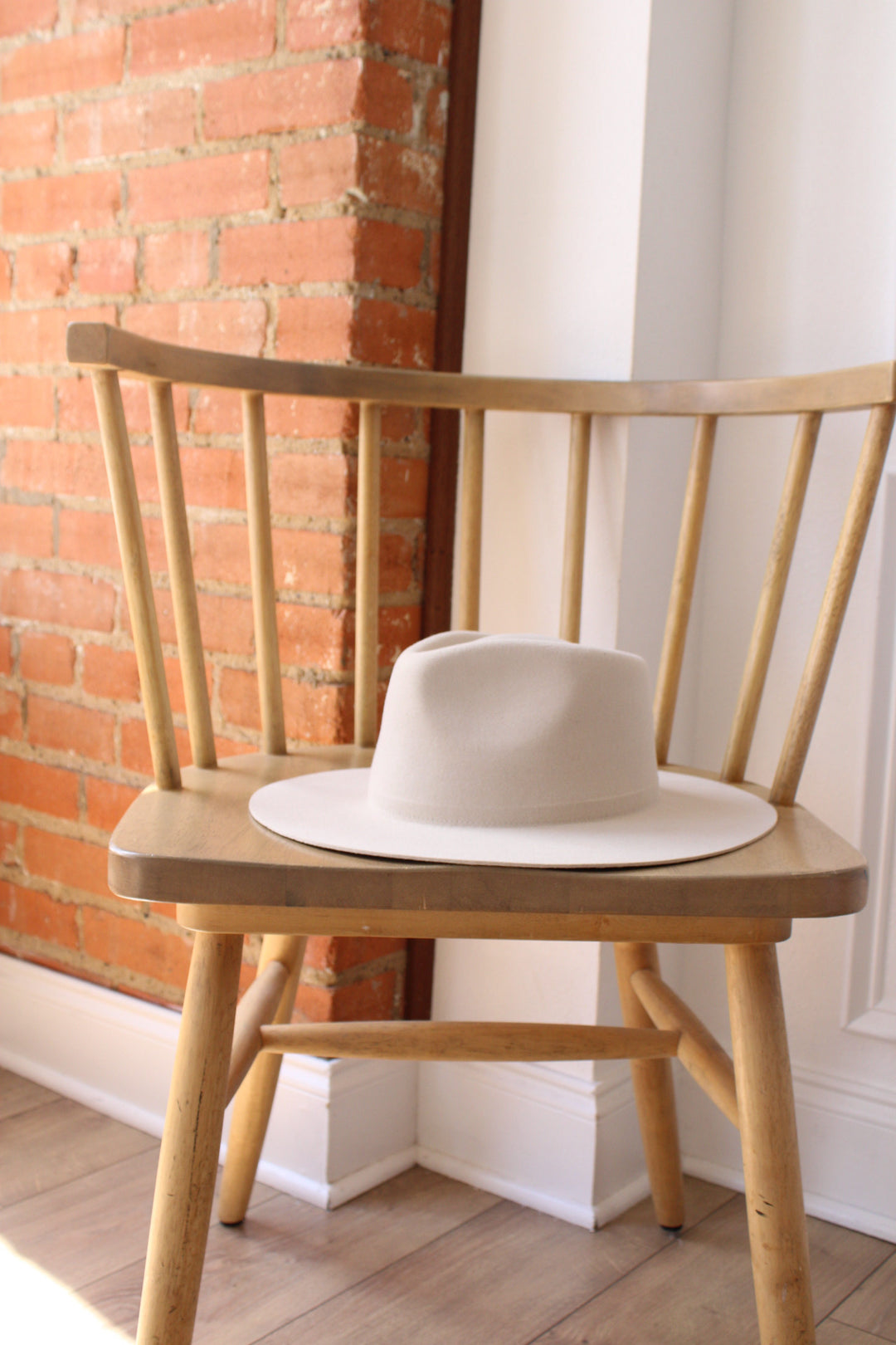 The Paige Rancher - Wool Felt - Ivory