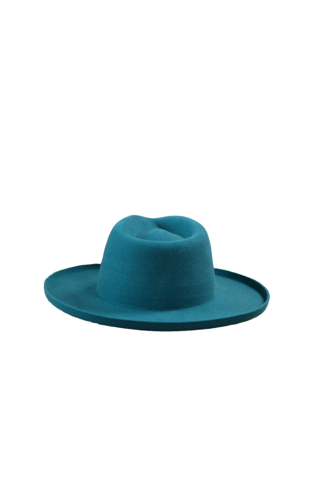 The Tucson Pencil Brim Rancher - Wool Felt - Turquoise