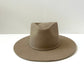 Emery Merino Wool Teardrop Rancher Hat - Cappuccino