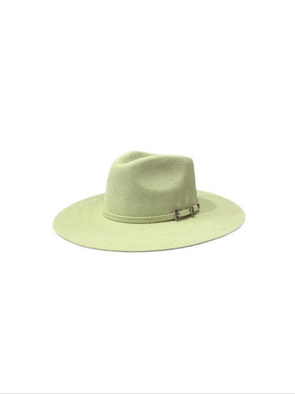 Emery Merino Wool Teardrop Rancher Hat - Mint