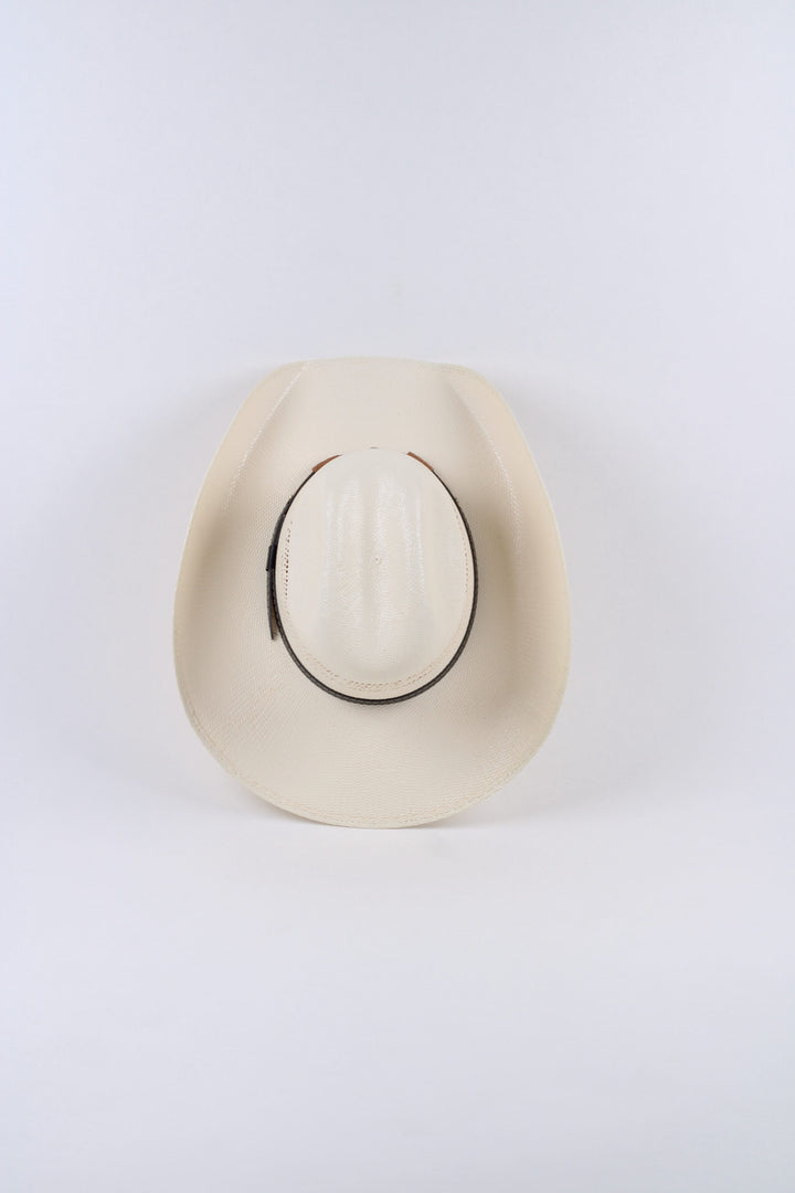 Odessa Bull Rider Straw Cowboy Hat - Ivory