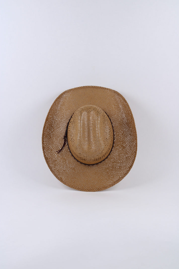 El Dorado Raffia Cowboy Hat - Camel
