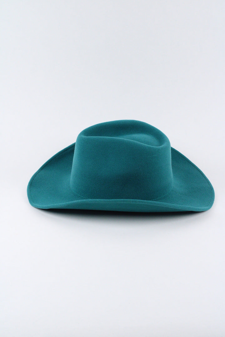 Laredo Western Wool Felt Hat - Turquoise (Clearance Final Sale)