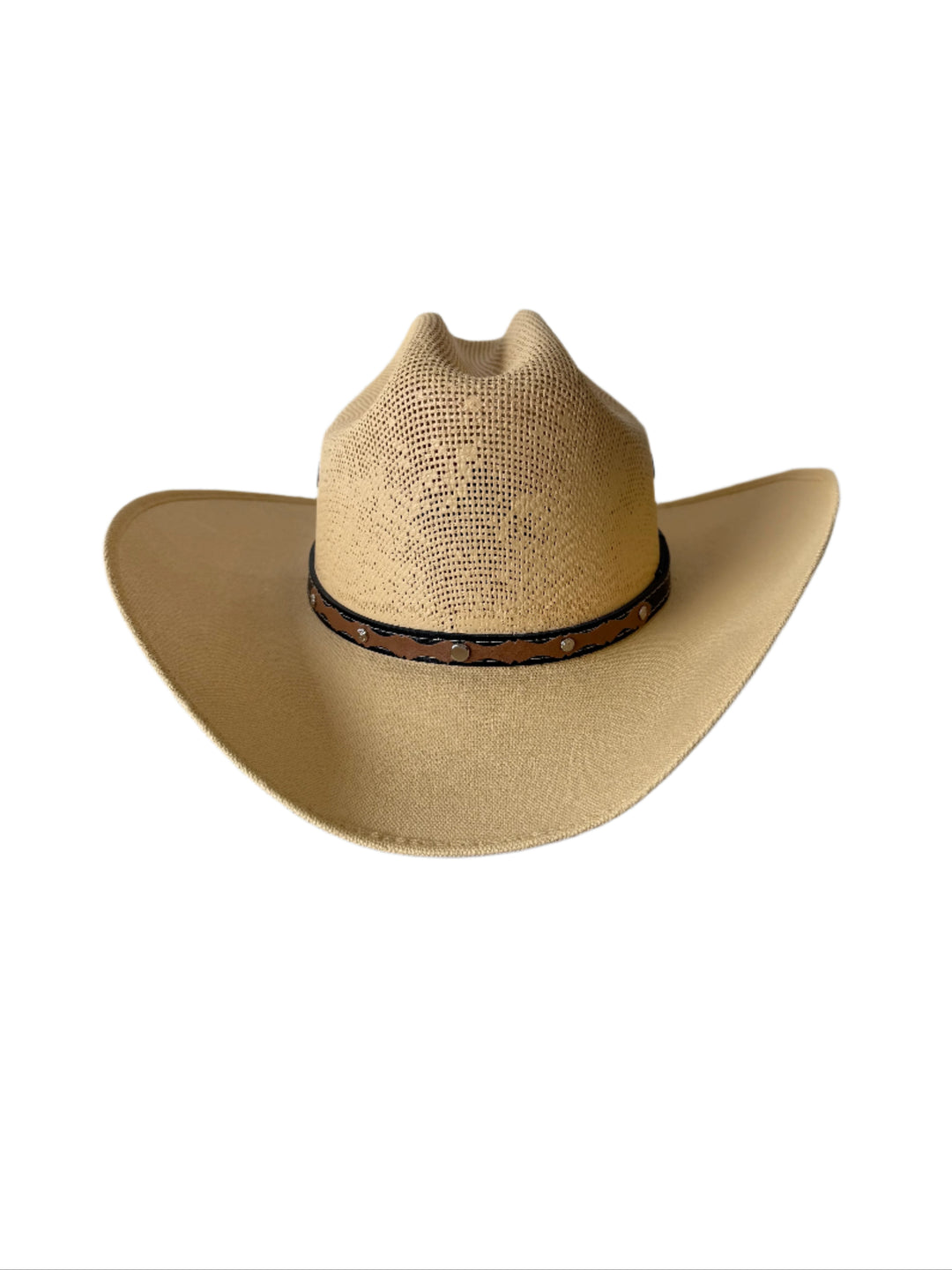 Luckenbach Mesh Top Structured Cowboy Hat - Natural