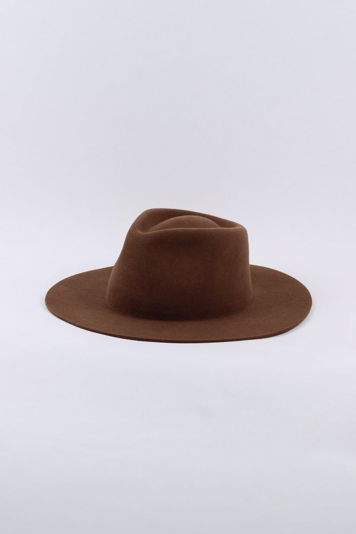 The Paige Rancher - Wool Felt - Caramel Brown (Clearance Final Sale)