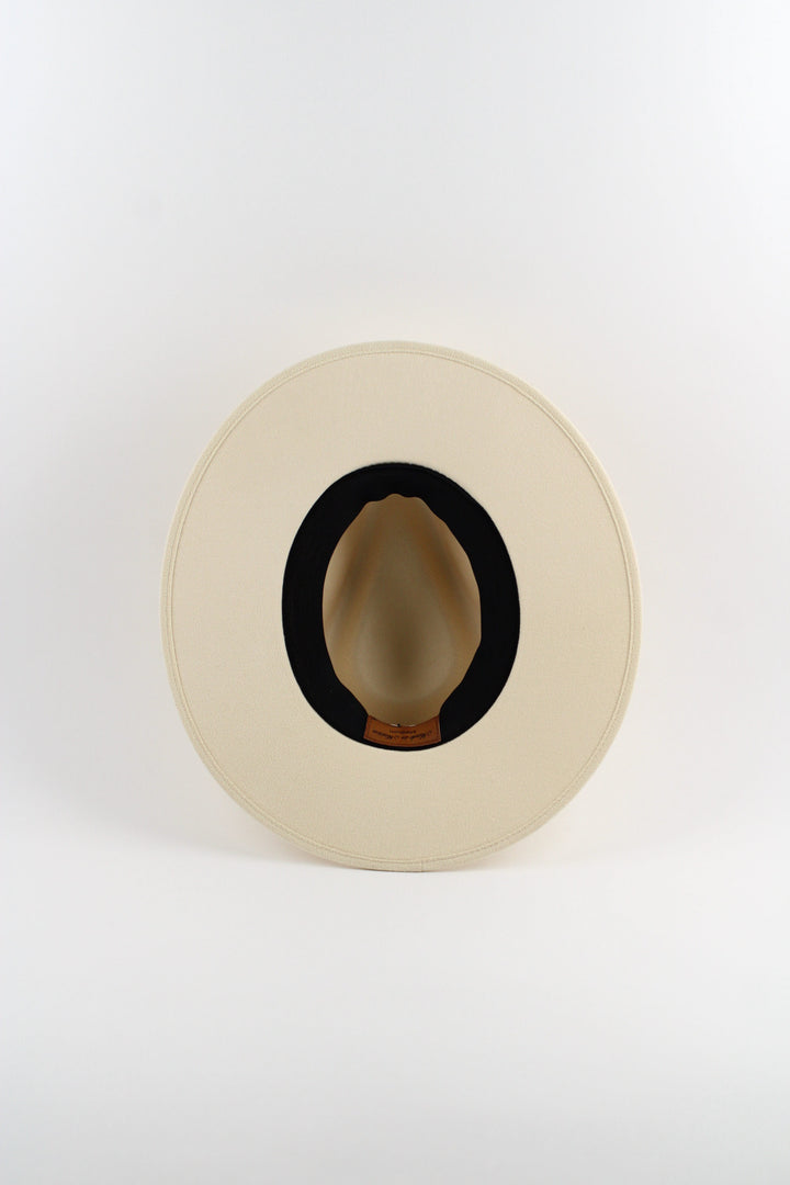 Vegan Suede Rancher Hat- Buttercream