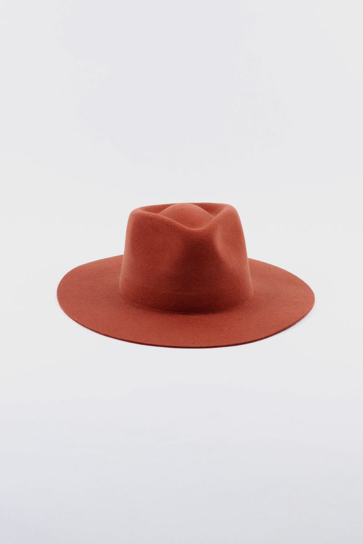 The Paige Rancher - Wool Felt - Brick (Clearance Final Sale)