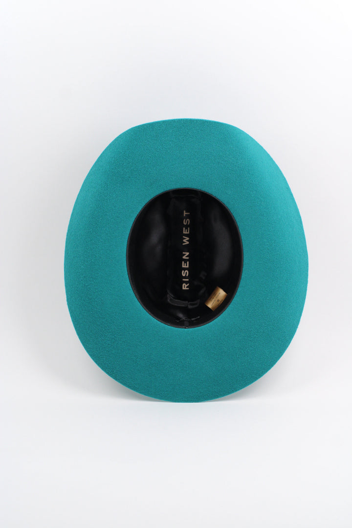 Risen West Mustang Cowboy Hat - Turquoise
