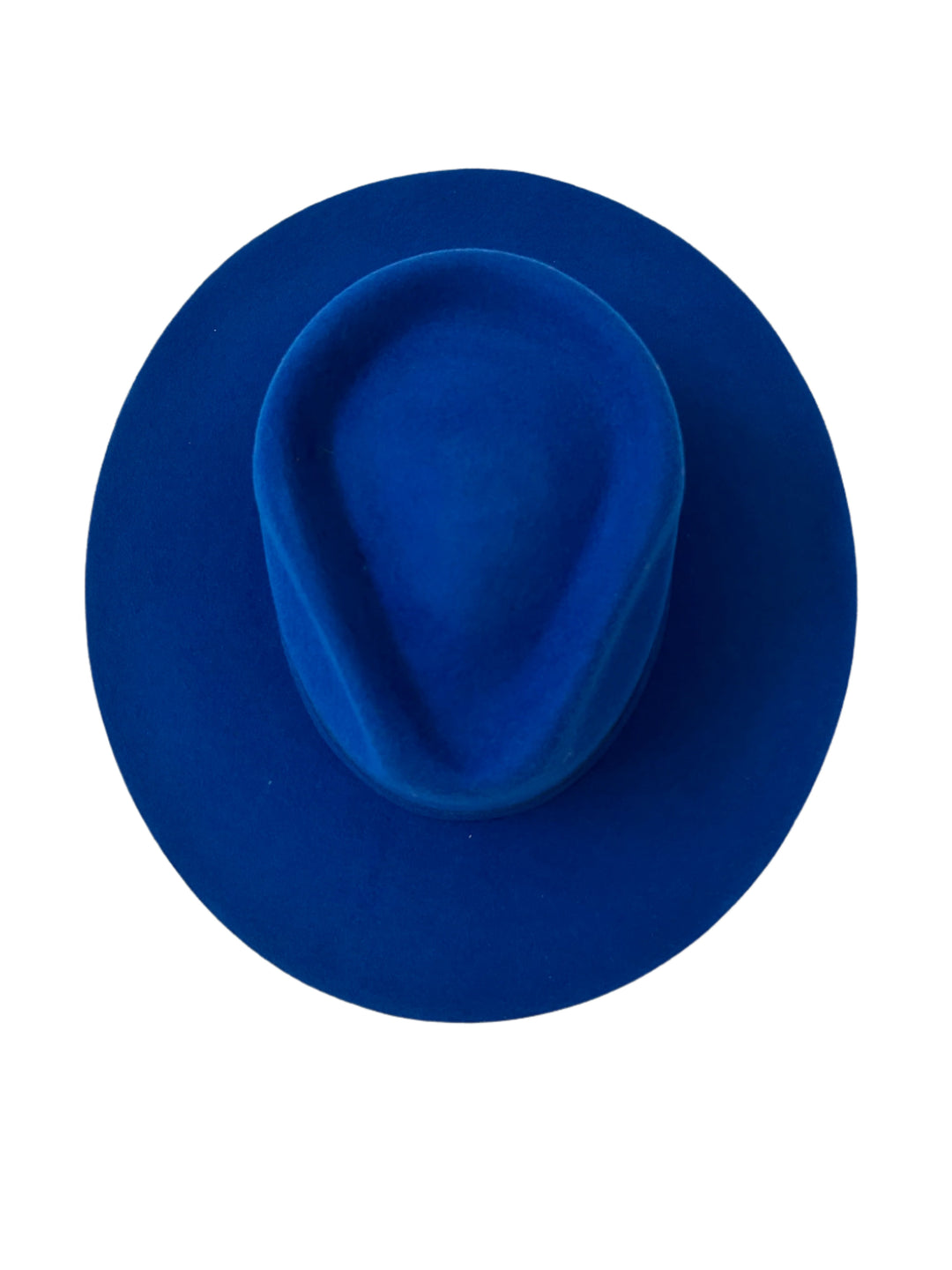 Emery Merino Wool Teardrop Rancher Hat - Royal Blue