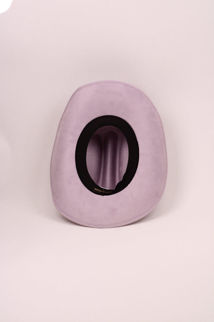 Texana Vegan Suede Cowboy Hat - Lavender