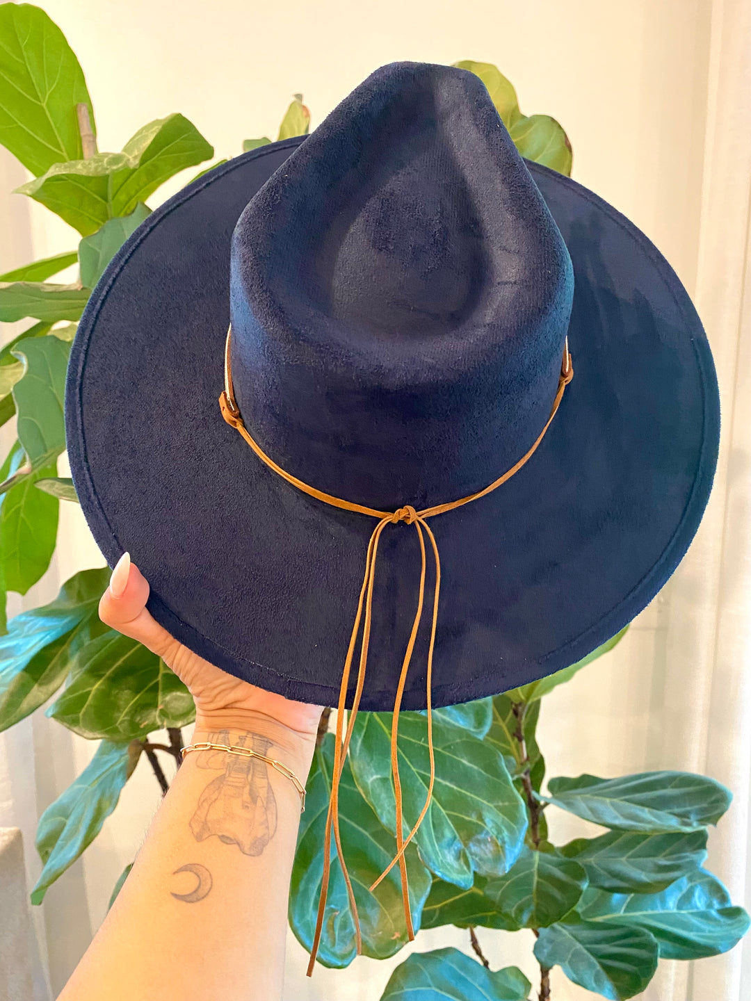 Rhinestone Suede Hat Bands