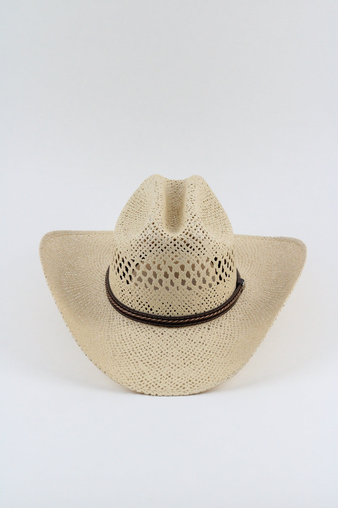 The Montecito Raffia Cowboy Hat - Beige