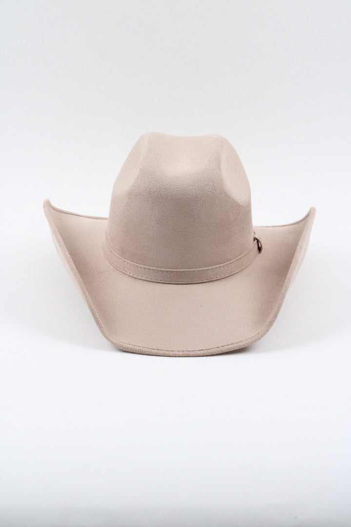 Austin Vegan Suede Cowboy Hat Classic - Sand