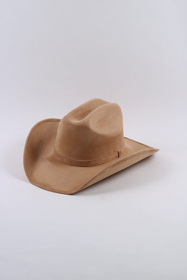 Texana Vegan Suede Cowboy Hat Classic - Cappuccino