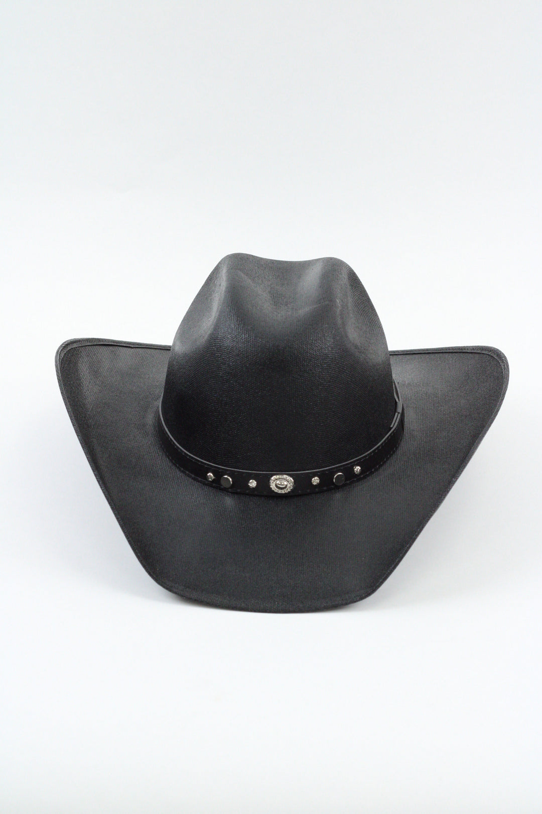 Lonestar Bull Rider Straw Cowboy Hat - Black
