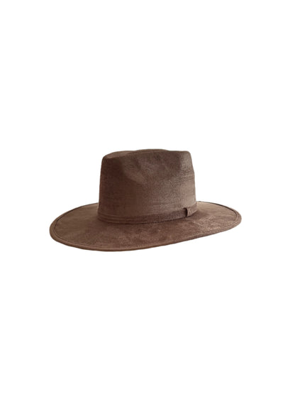 Vegan Suede Arrow Crown Hat- Dusty Roads