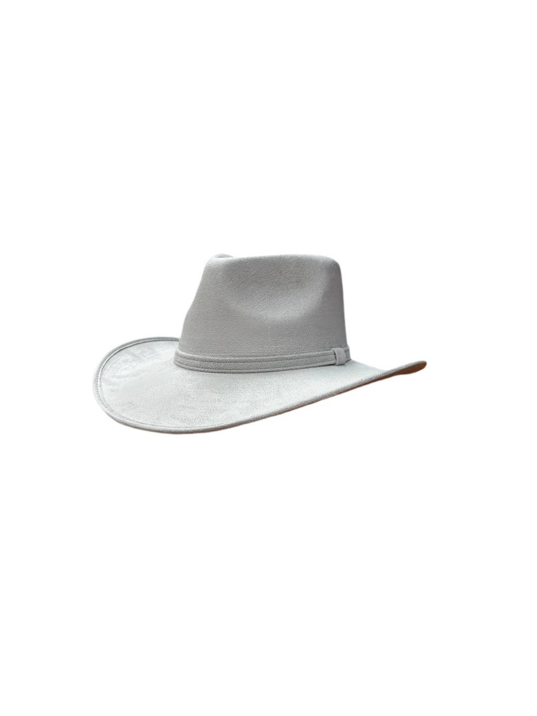 Gray Ranch Riding Hat Amarillo Vegan Suede Cowboy Rancher Hat- Light Grey – Wilder and Soul ...