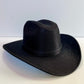 Western Cowboy Glitter Hat- Dark Black