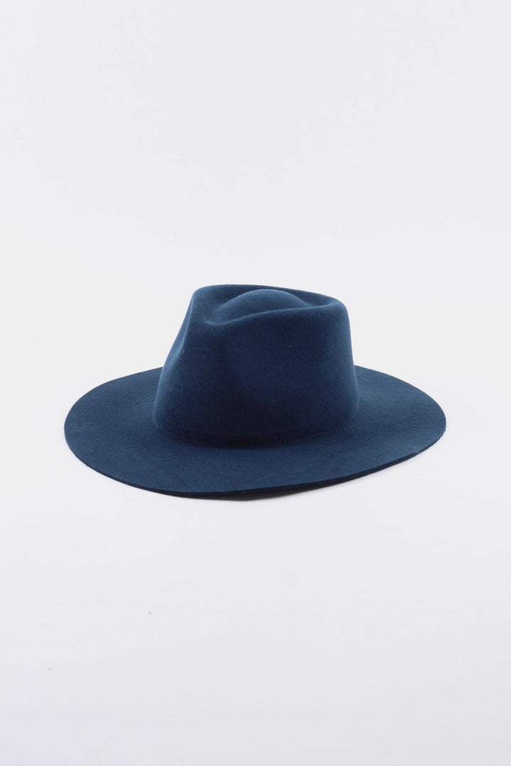 The Paige Rancher - Wool Felt - Dark teal (Clearance Final Sale)
