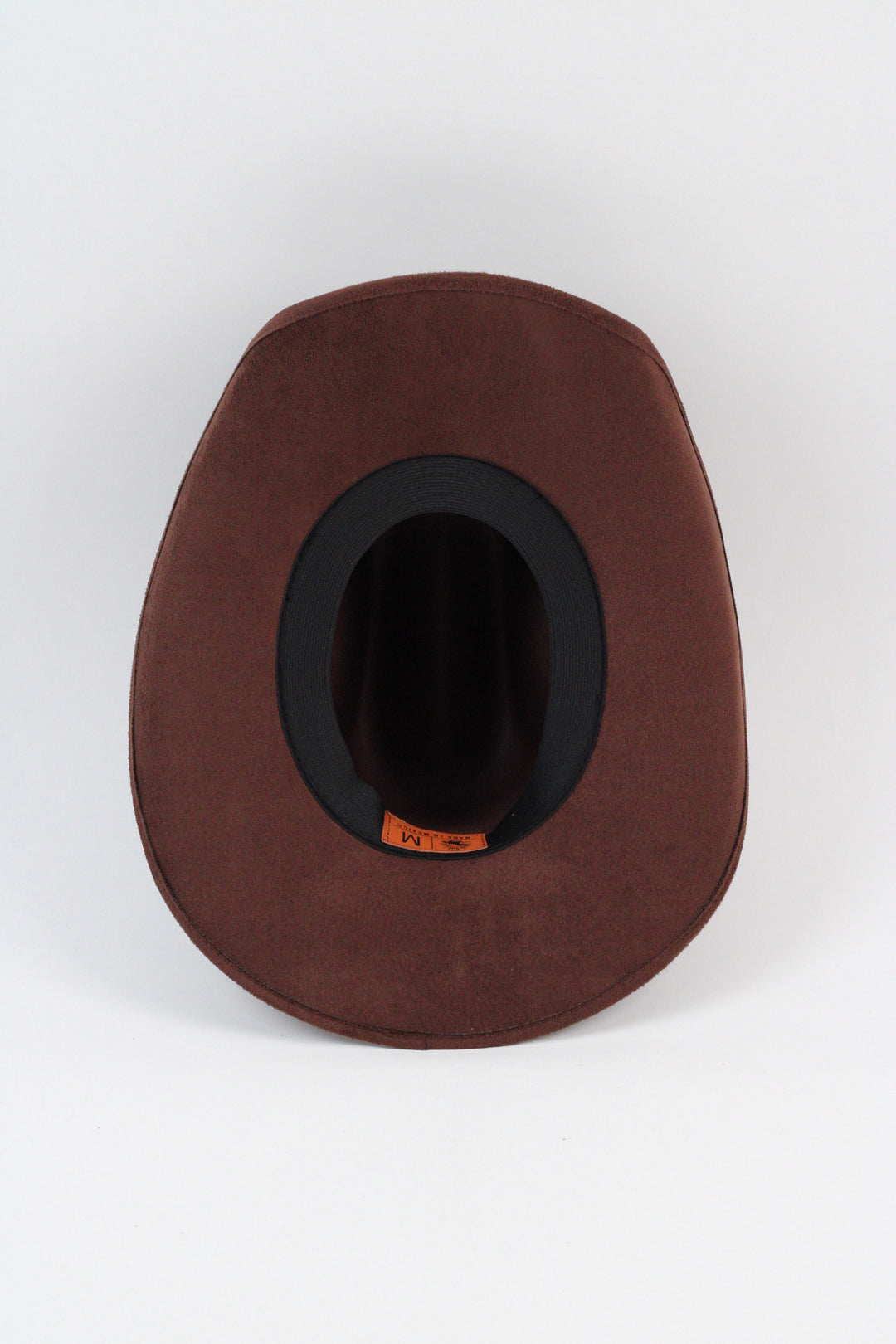 Austin Vegan Suede Cowboy Hat- Chocolate Brown