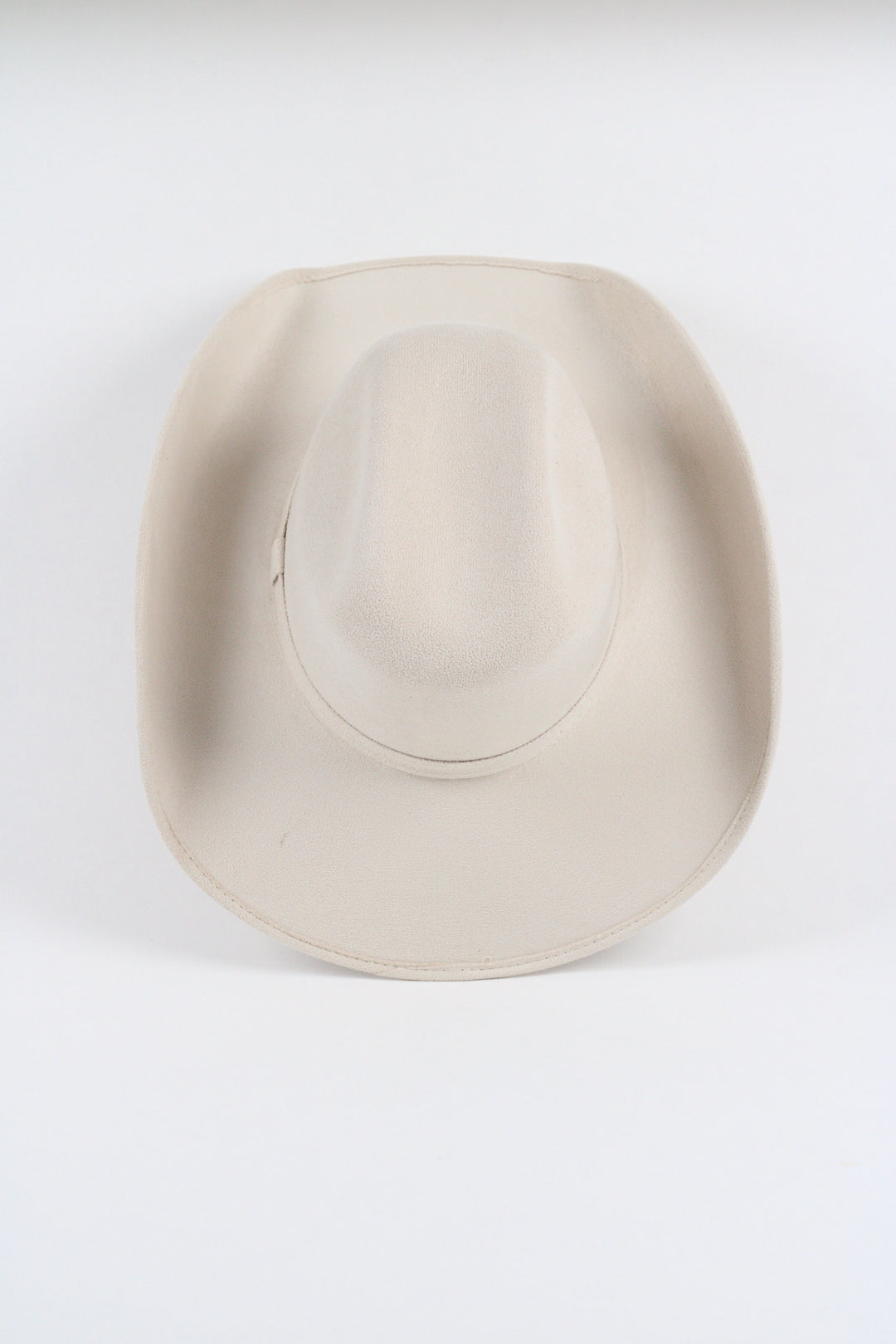 Austin Vegan Suede Cowboy Hat Classic - Ivory