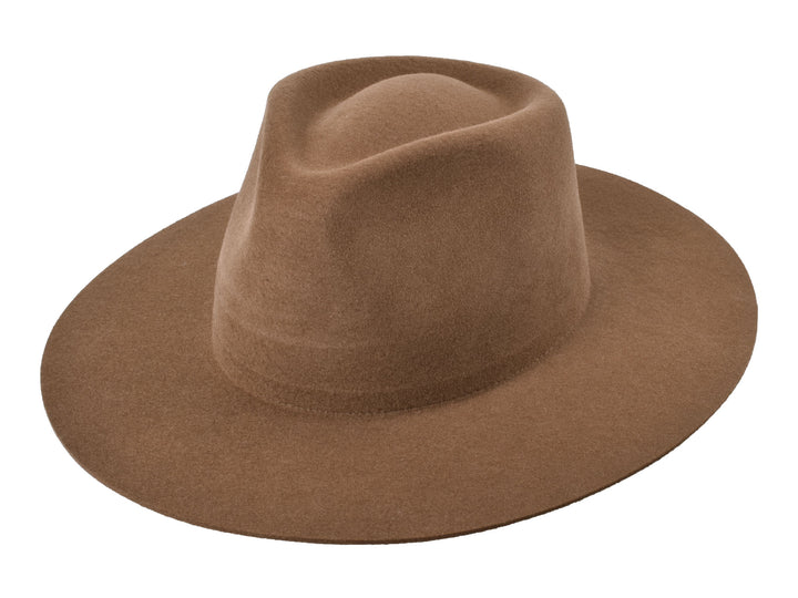 The Paige Rancher - Wool Felt - Caramel Brown