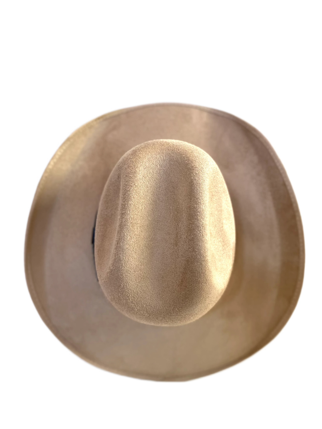 Austin Vegan Suede Cowboy Hat- Sand