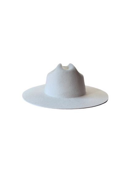 The Quinn Cattlemen Wool Felt Hat - Ivory