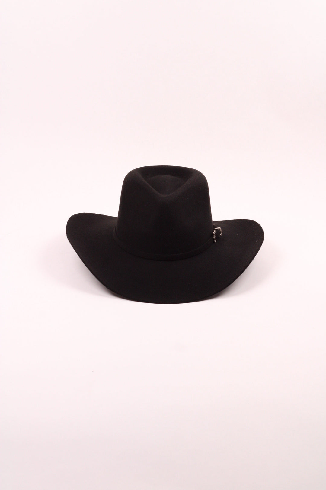 Lainey Merino Wool Western Hat - Black