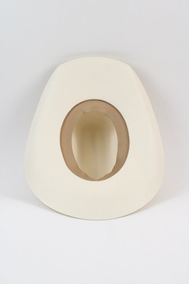 Lonestar Bull Rider Straw Cowboy Hat - Ivory