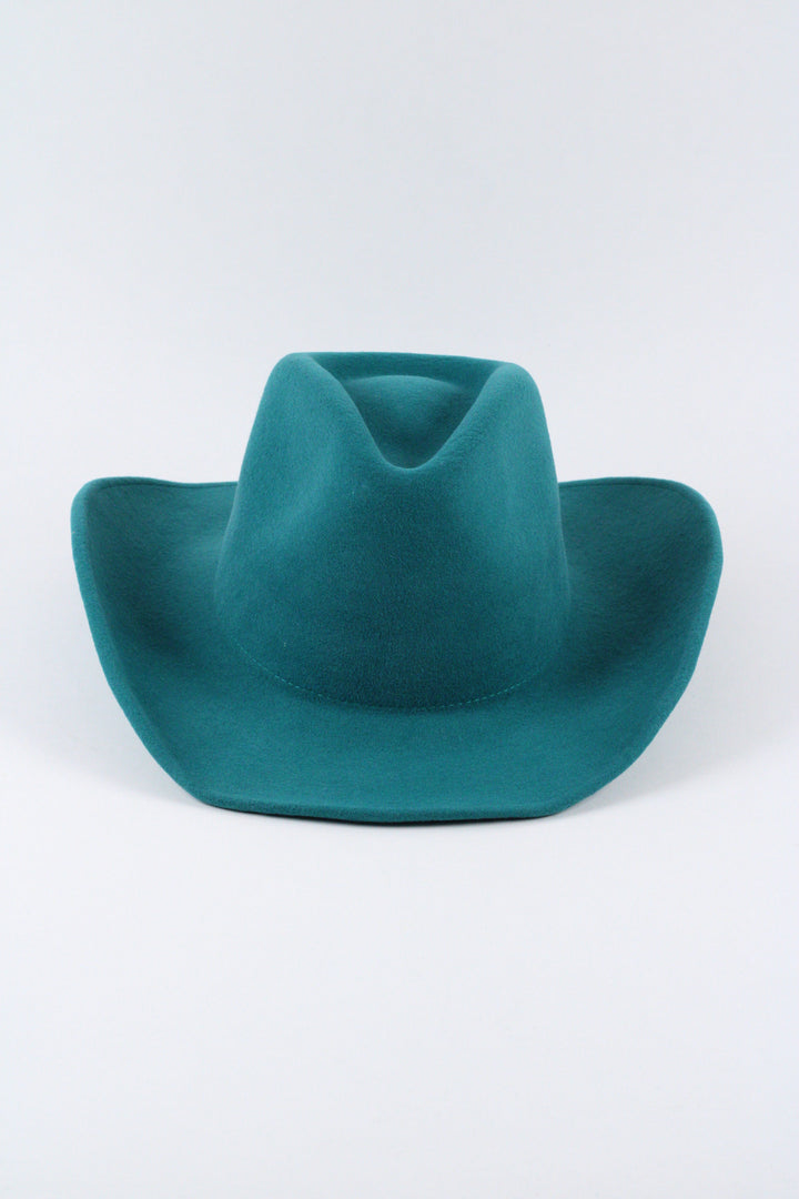 Laredo Western Wool Felt Hat - Turquoise (Clearance Final Sale)