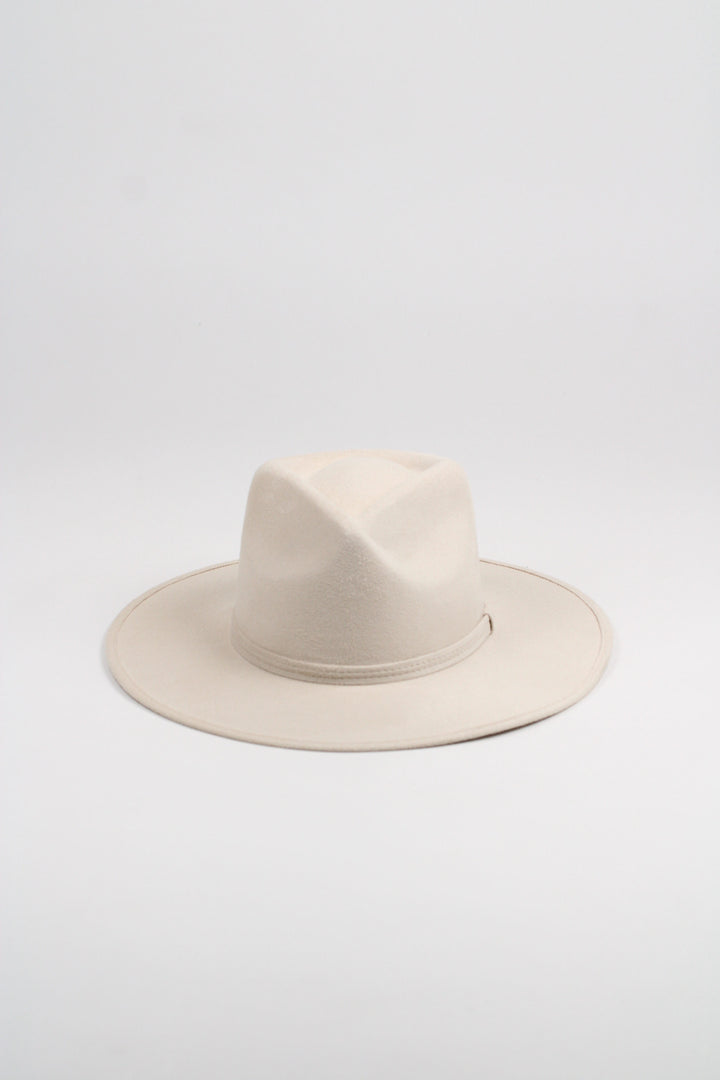 Vegan Suede High Noon Hat- Ivory