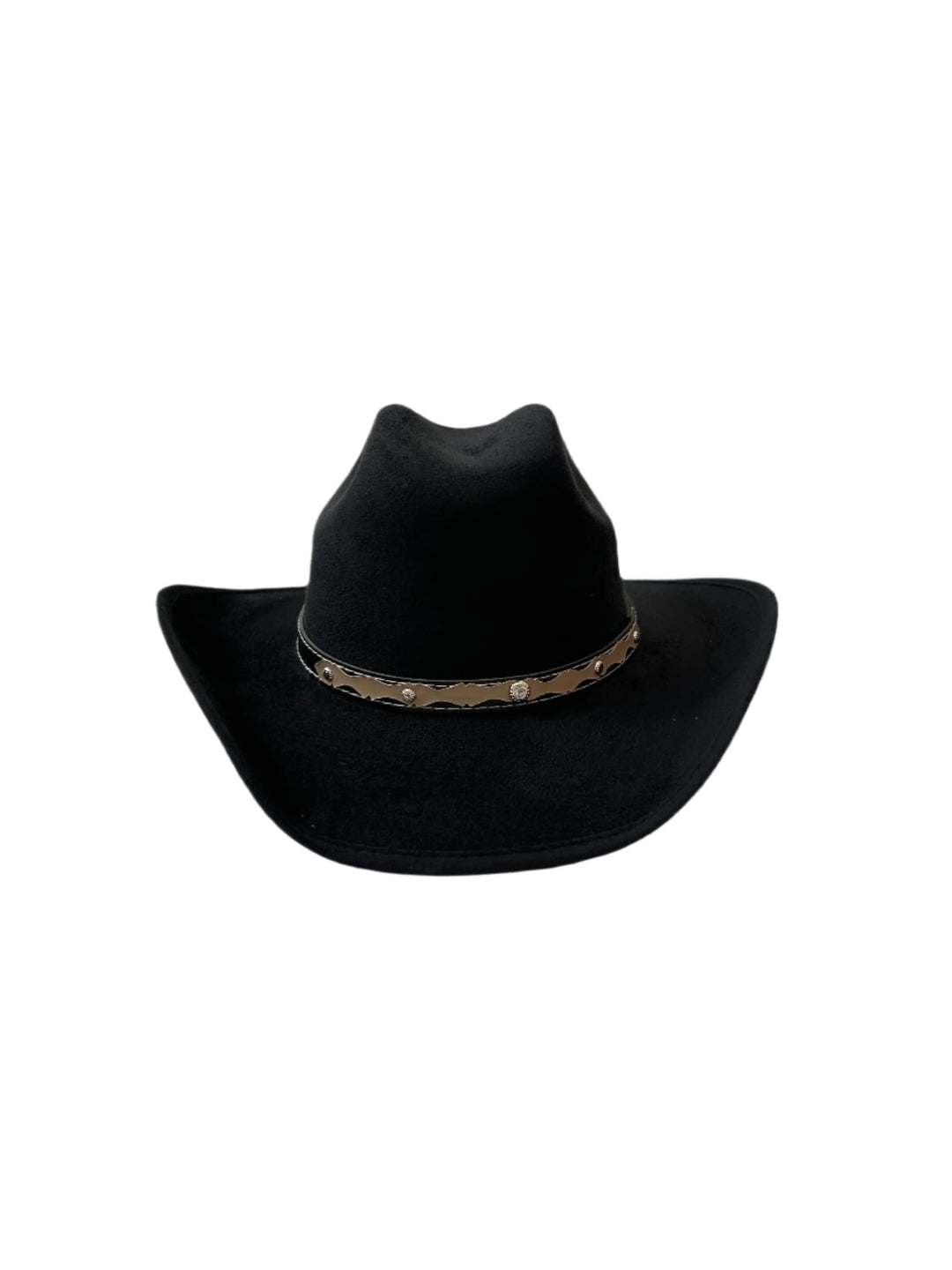 Kids Vegan Suede Austin Hat - Black