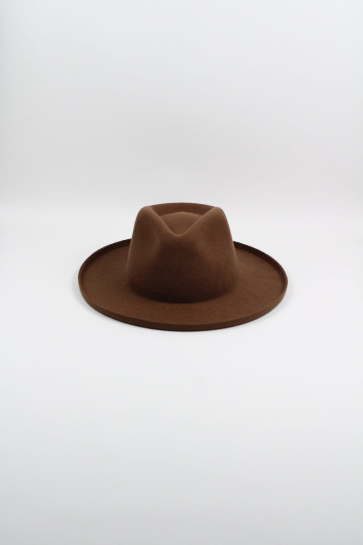 Risen West - Tucson Pencil Brim Rancher - Wool Felt - Caramel
