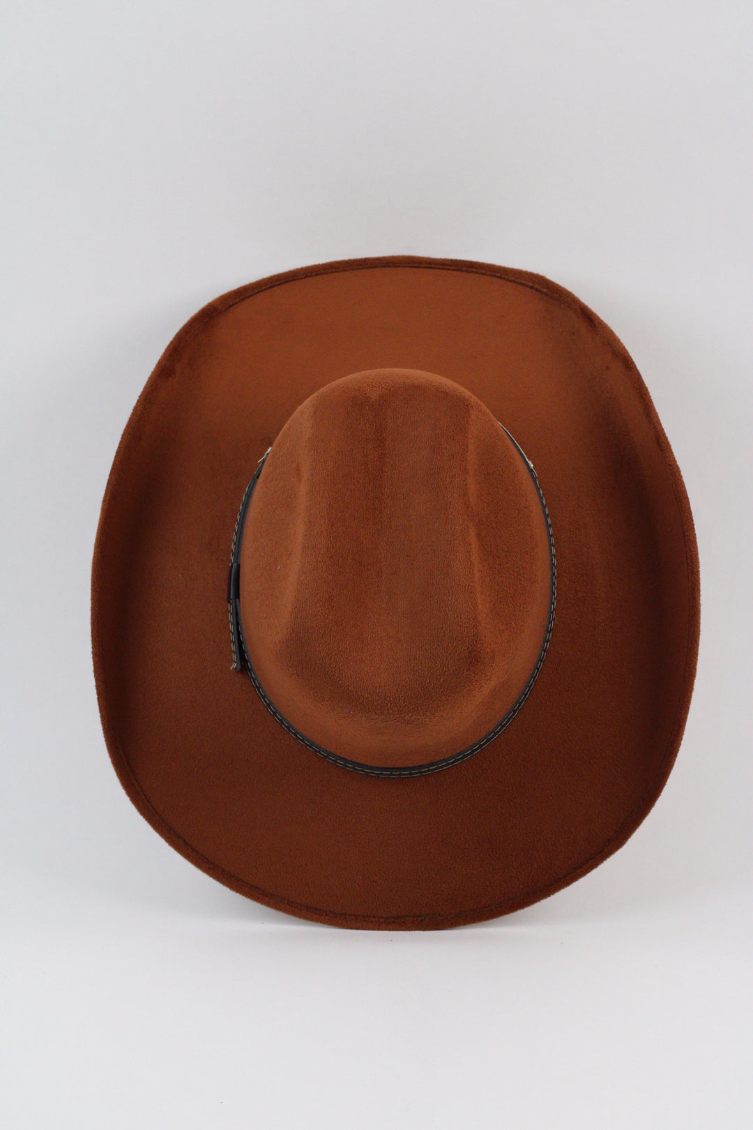 Austin Vegan Suede Cowboy Hat- Caramel