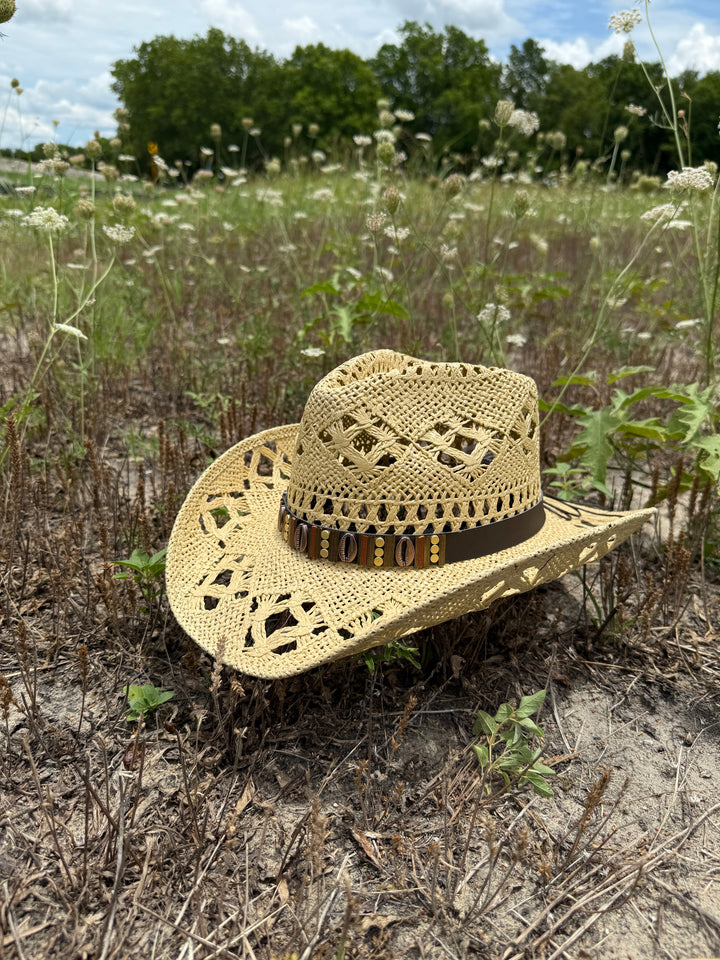 Bayside Rancher Raffia Hat - Tan