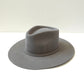 Emery Merino Wool Teardrop Rancher Hat - Grey
