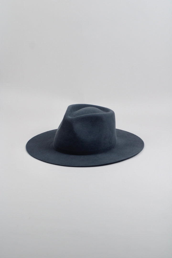 The Paige Rancher - Wool Felt - Stone Blue