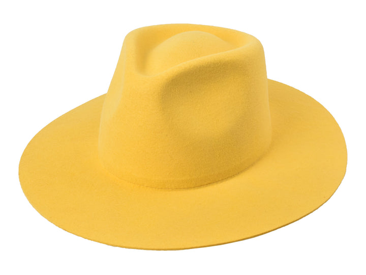 The Paige Rancher - Wool Felt - Yellow